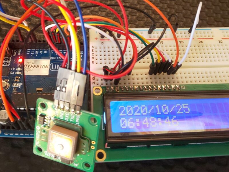 Arduinoとgpsモジュールで時刻を取得してlcdに表示する スマートライフを目指すエンジニア