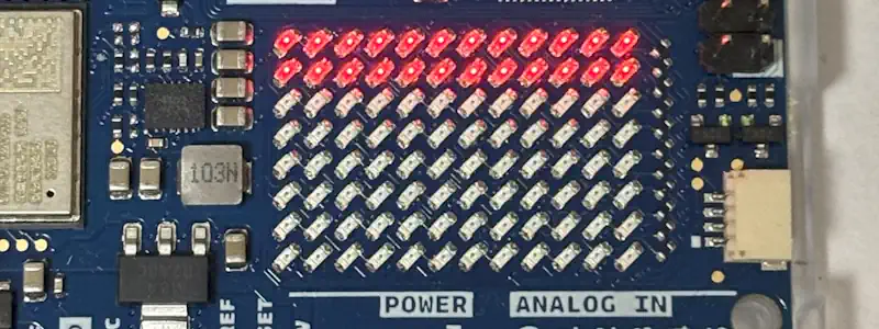 LEDマトリックスの動作確認